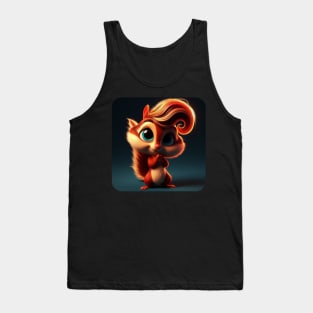 Animals, Insects and Birds - Chipmunk #21 Tank Top